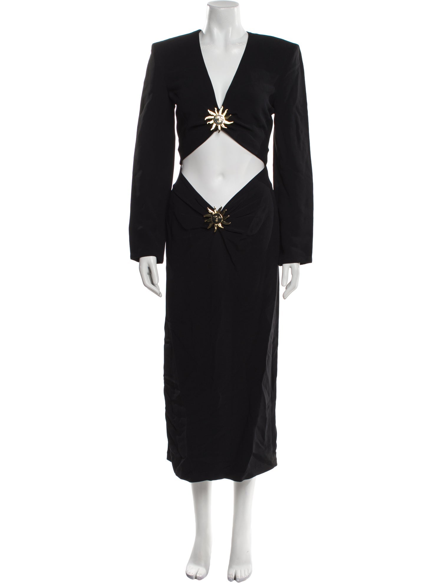 Rowen Rose V-Neck Long Dress