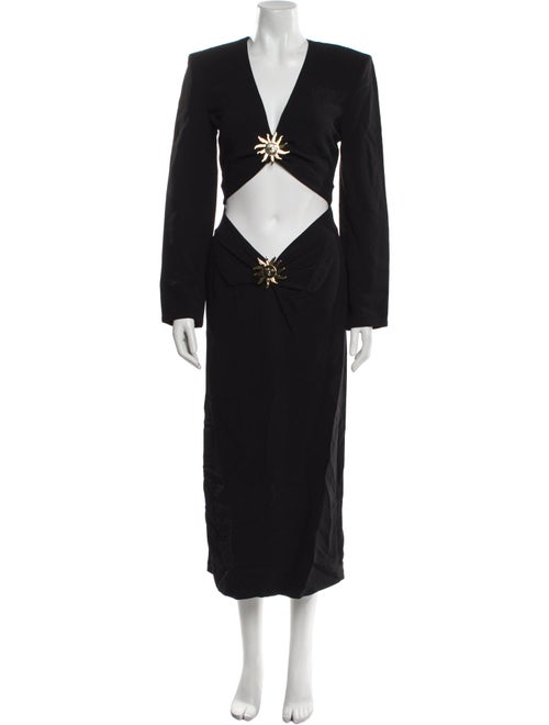 Rowen Rose V-Neck Long Dress