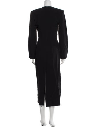 Rowen Rose V-Neck Long Dress