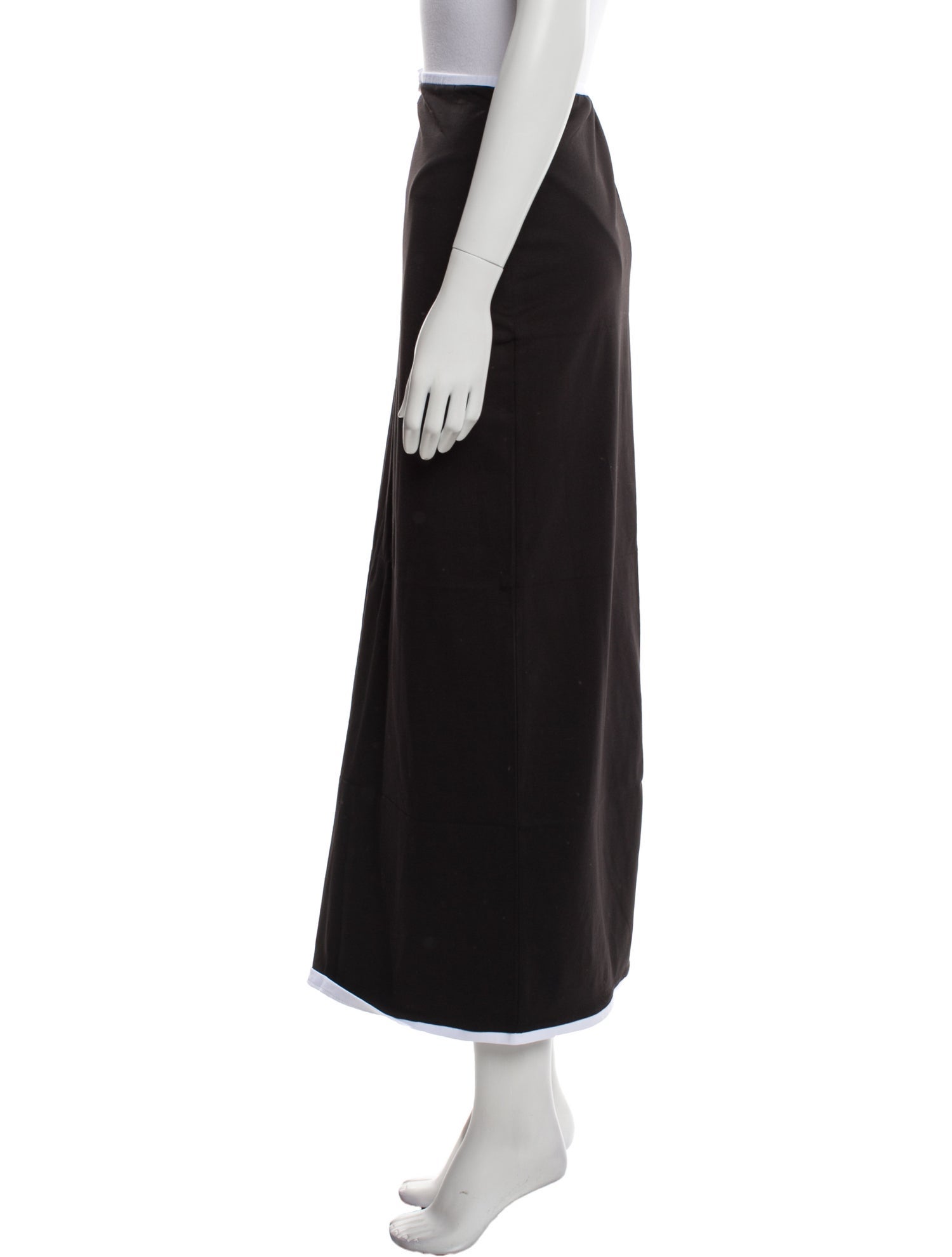 Rowen Rose Crochet Trim Midi Length Skirt w/ Tags