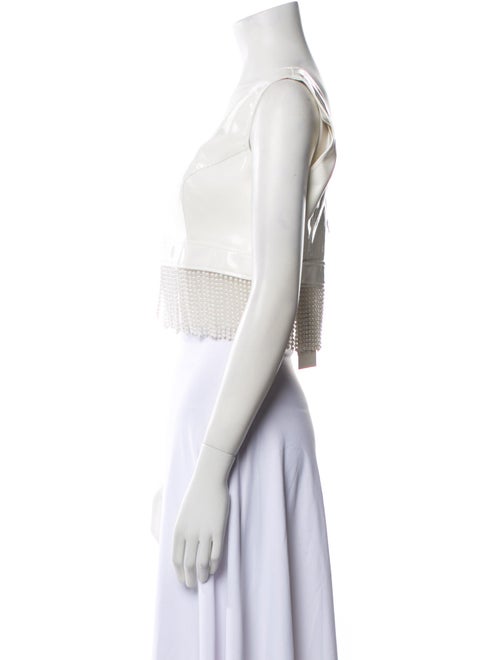 Rowen Rose Square Neckline Sleeveless Crop Top