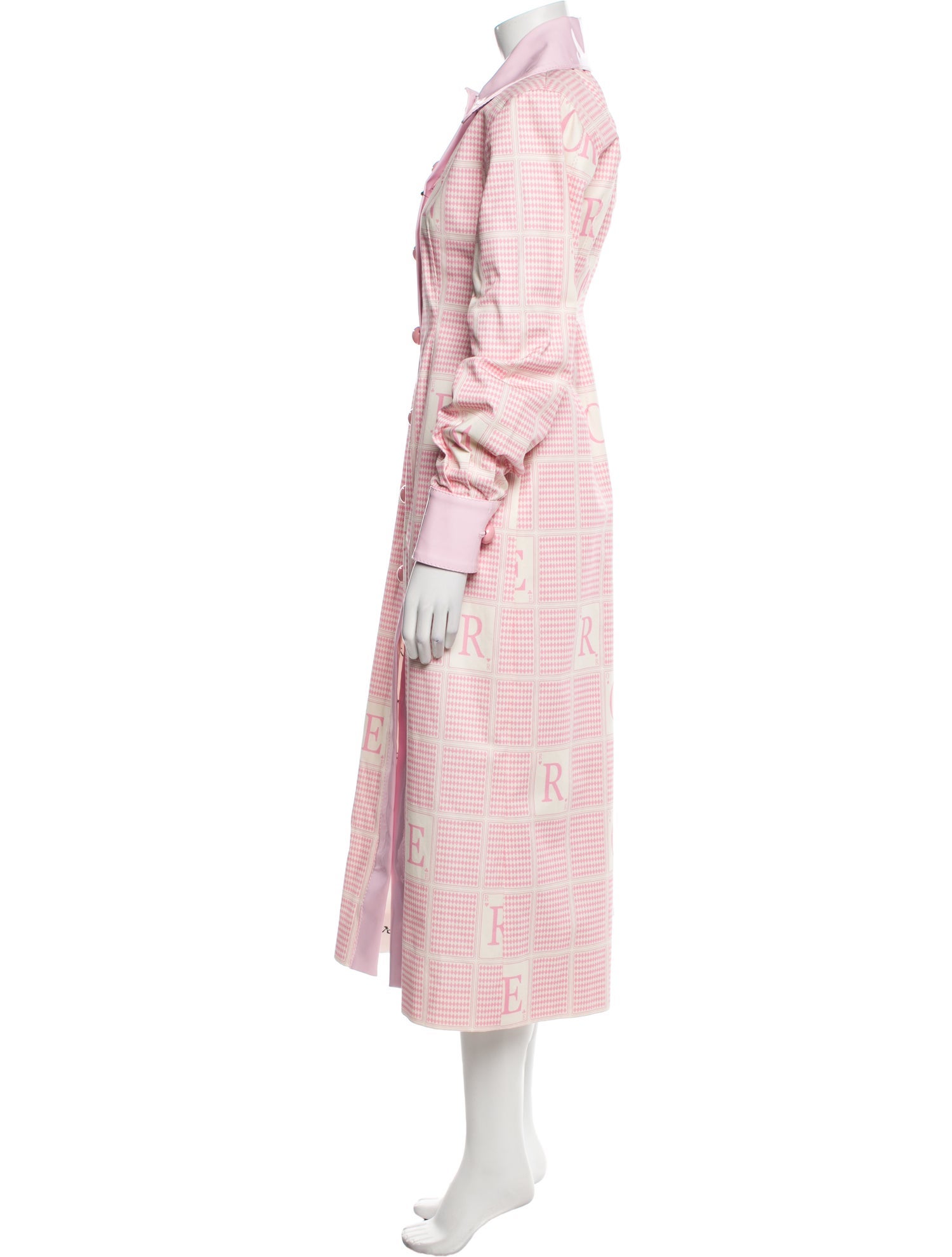 Rowen Rose Plaid Print Coat w/ Tags