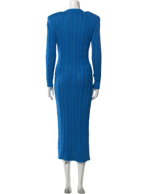 Rowen Rose Crew Neck Long Dress