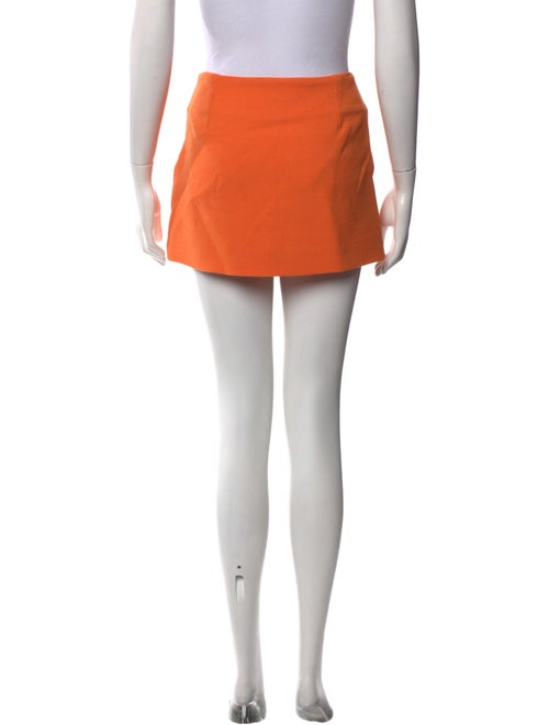 Rowen Rose Virgin Wool Mini Skirt