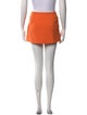 Rowen Rose Virgin Wool Mini Skirt
