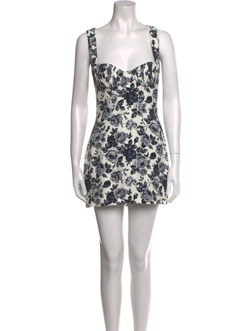 Rowen Rose Floral Print Mini Dress
