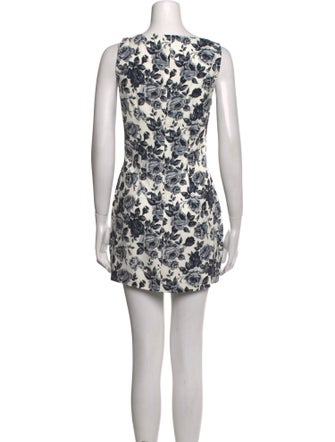 Rowen Rose Floral Print Mini Dress