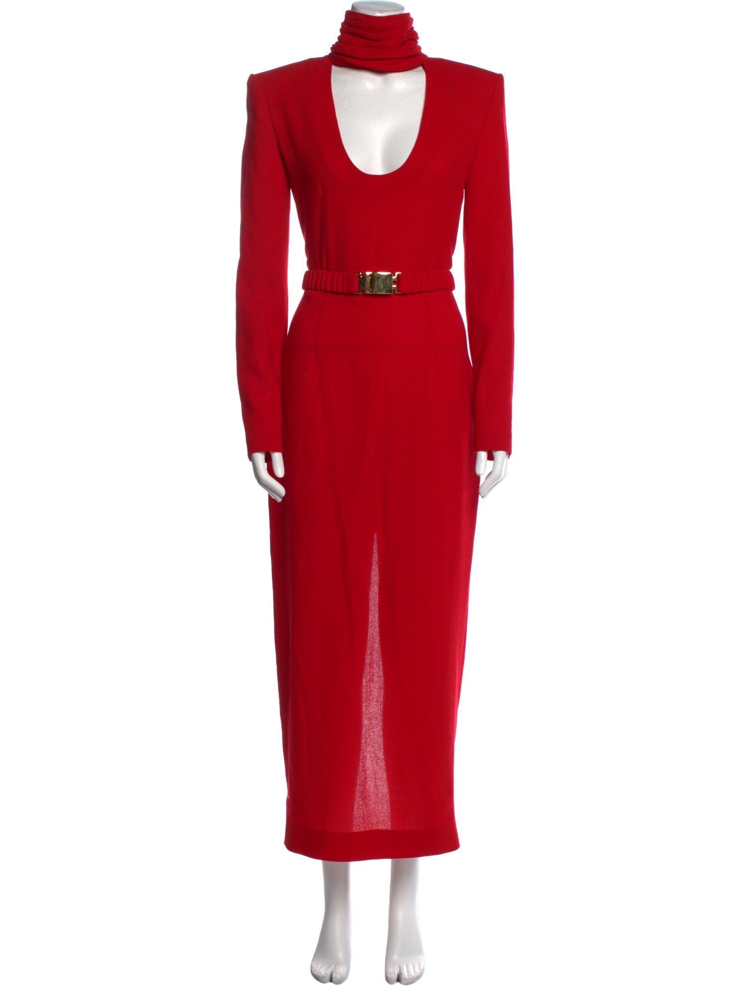 Rowen Rose Wool Midi Length Dress w/ Tags