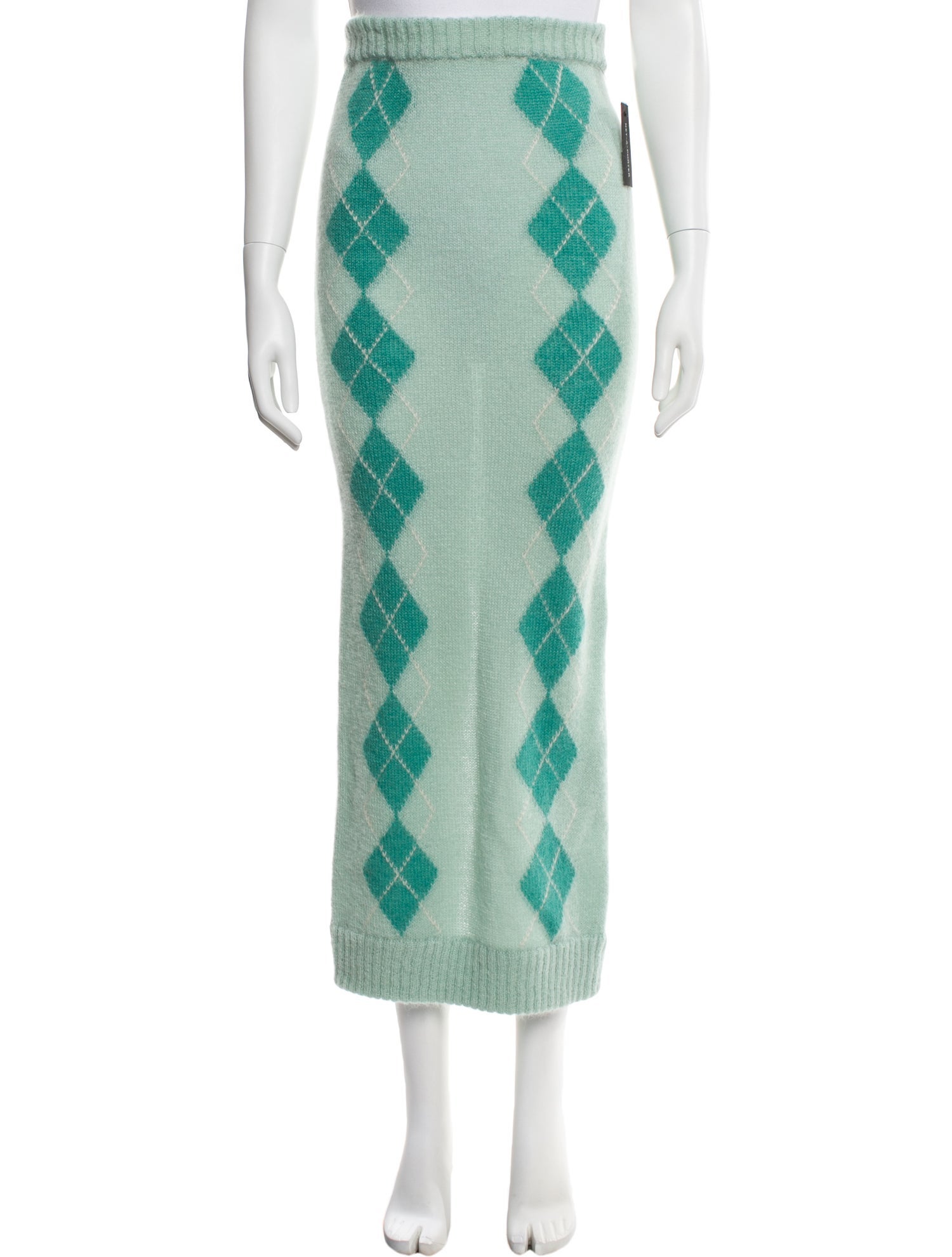 Rowen Rose Mohair Midi Length Skirt