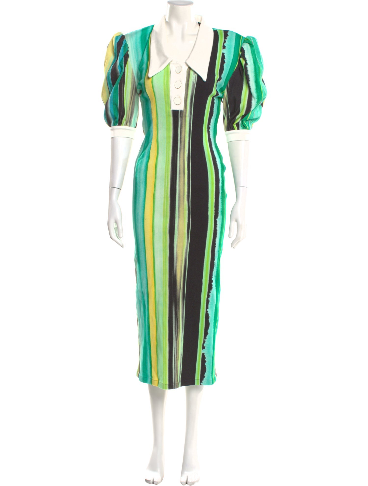 Rowen Rose Striped Long Dress w/ Tags