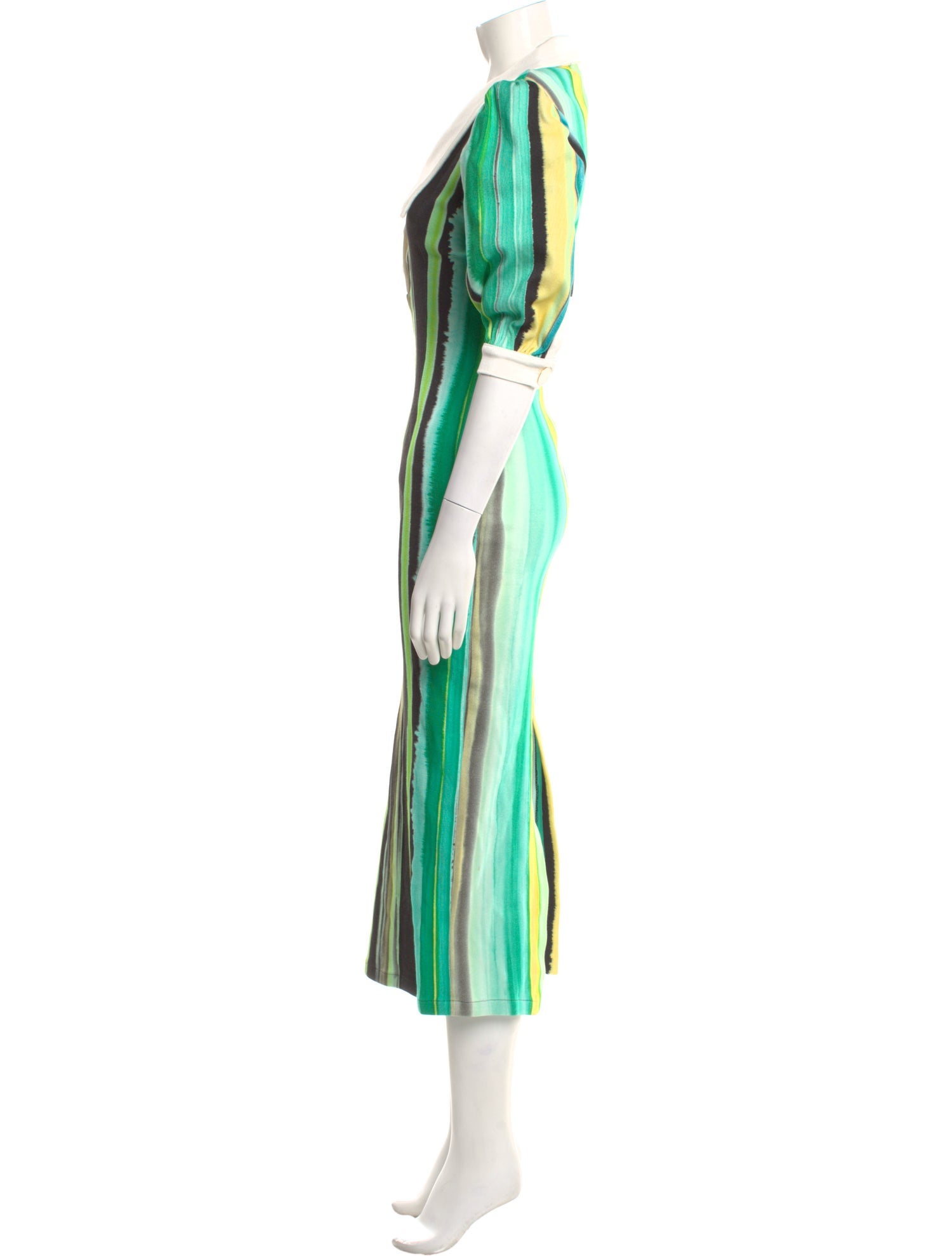 Rowen Rose Striped Long Dress w/ Tags