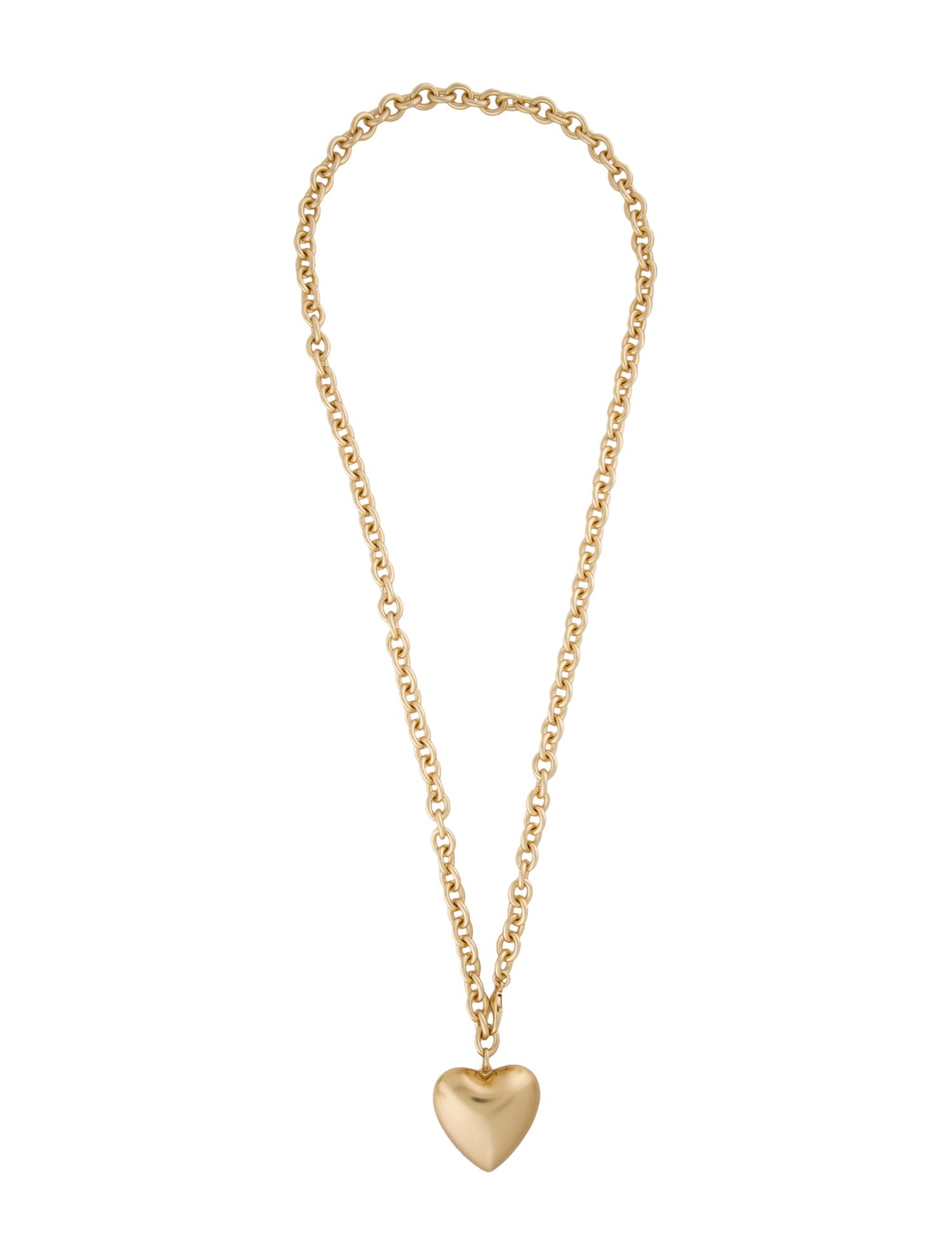 Roxanne Assoulin Puffy Heart Pendant Necklace