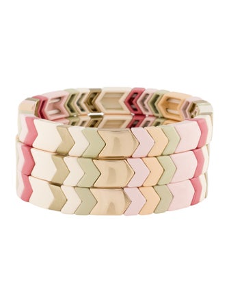 Roxanne Assoulin Enamel Stretch Bead Bracelet Set of 3