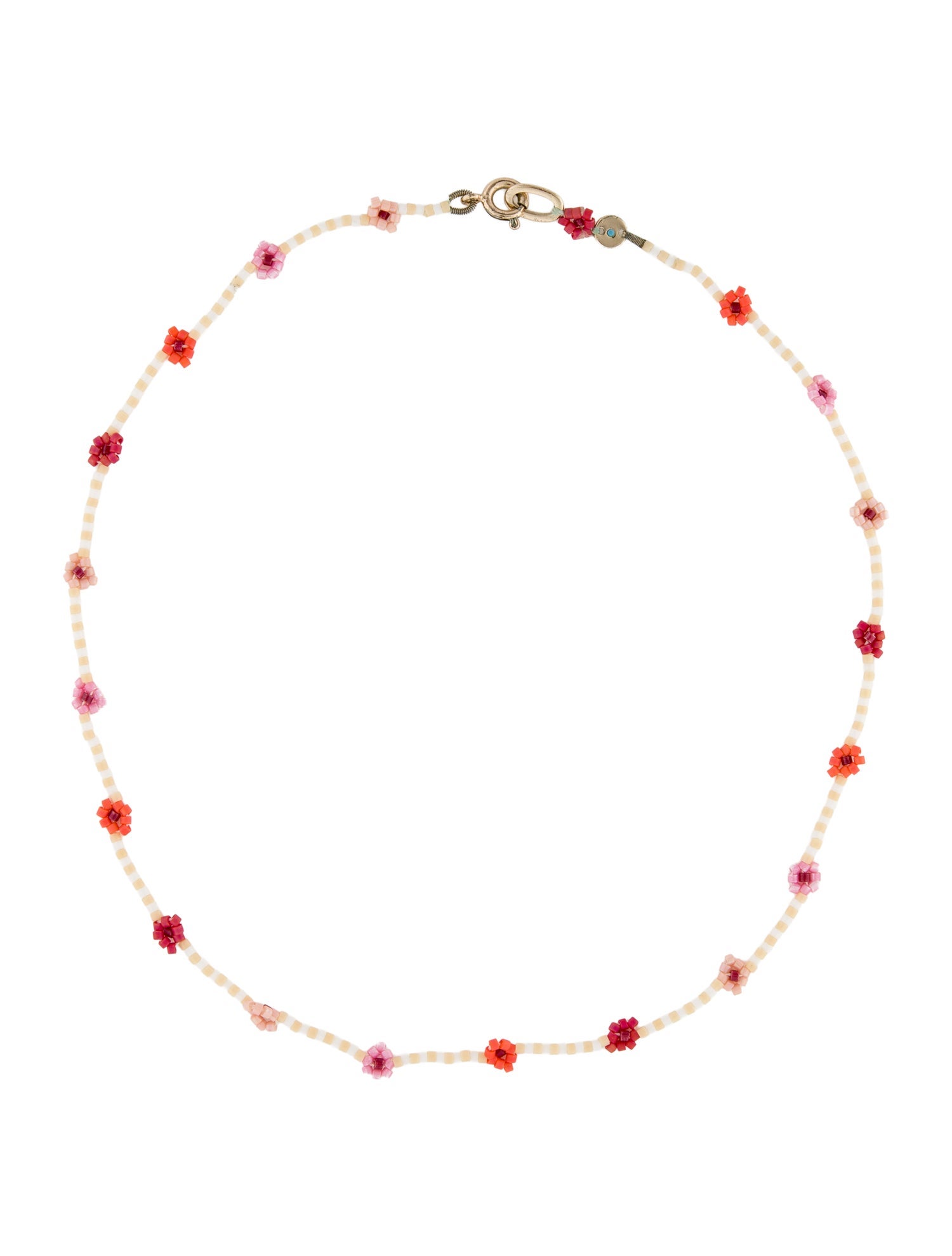 Roxanne Assoulin Crystal & Bead Flower Choker Necklace