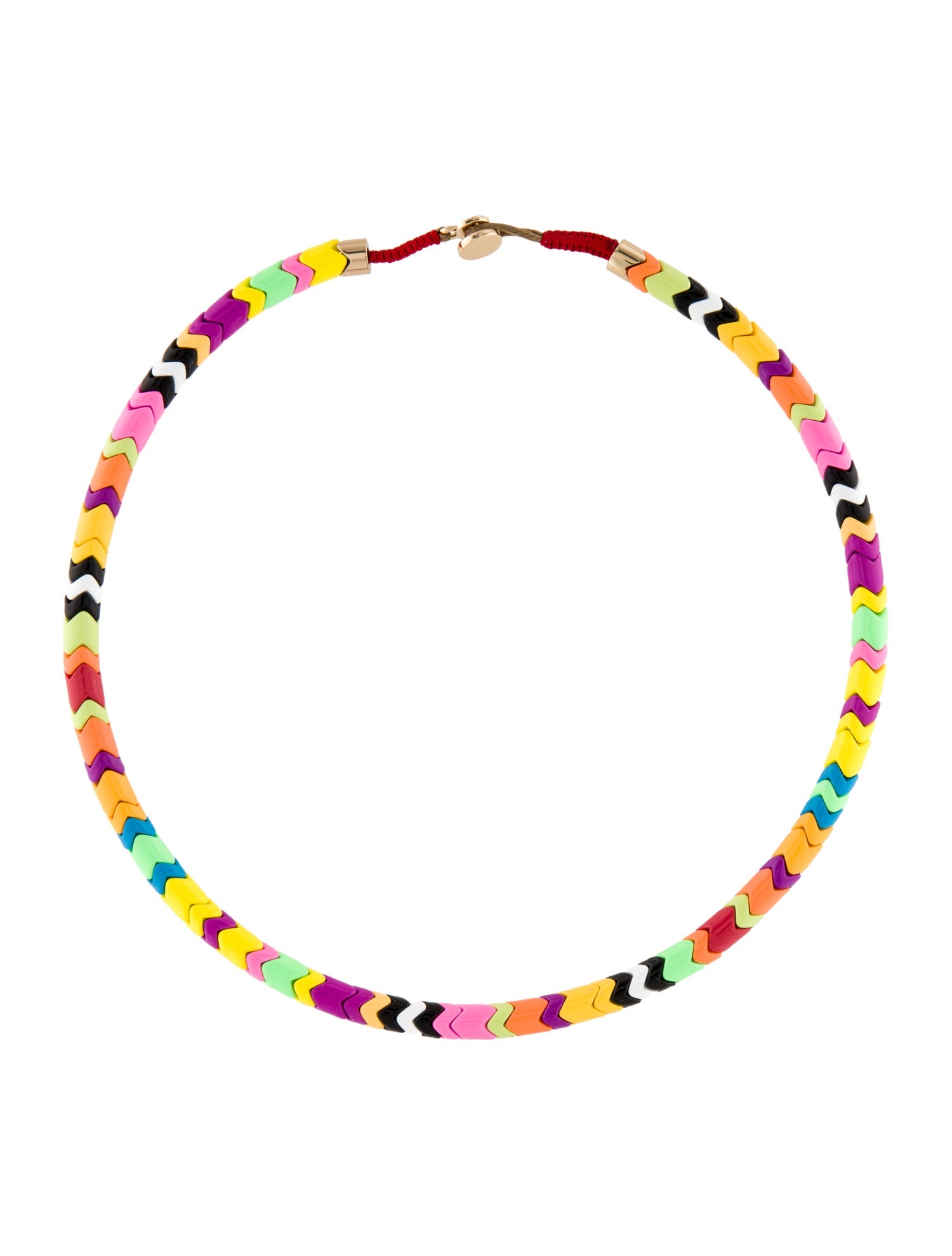 Roxanne Assoulin Multi Color Wave Collar Necklace