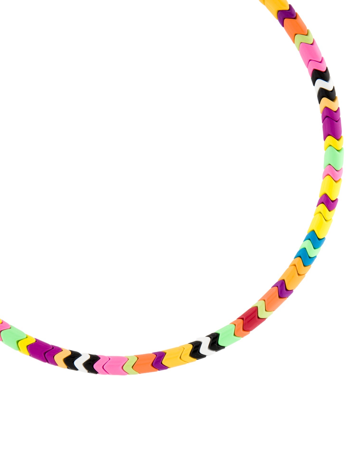 Roxanne Assoulin Multi Color Wave Collar Necklace