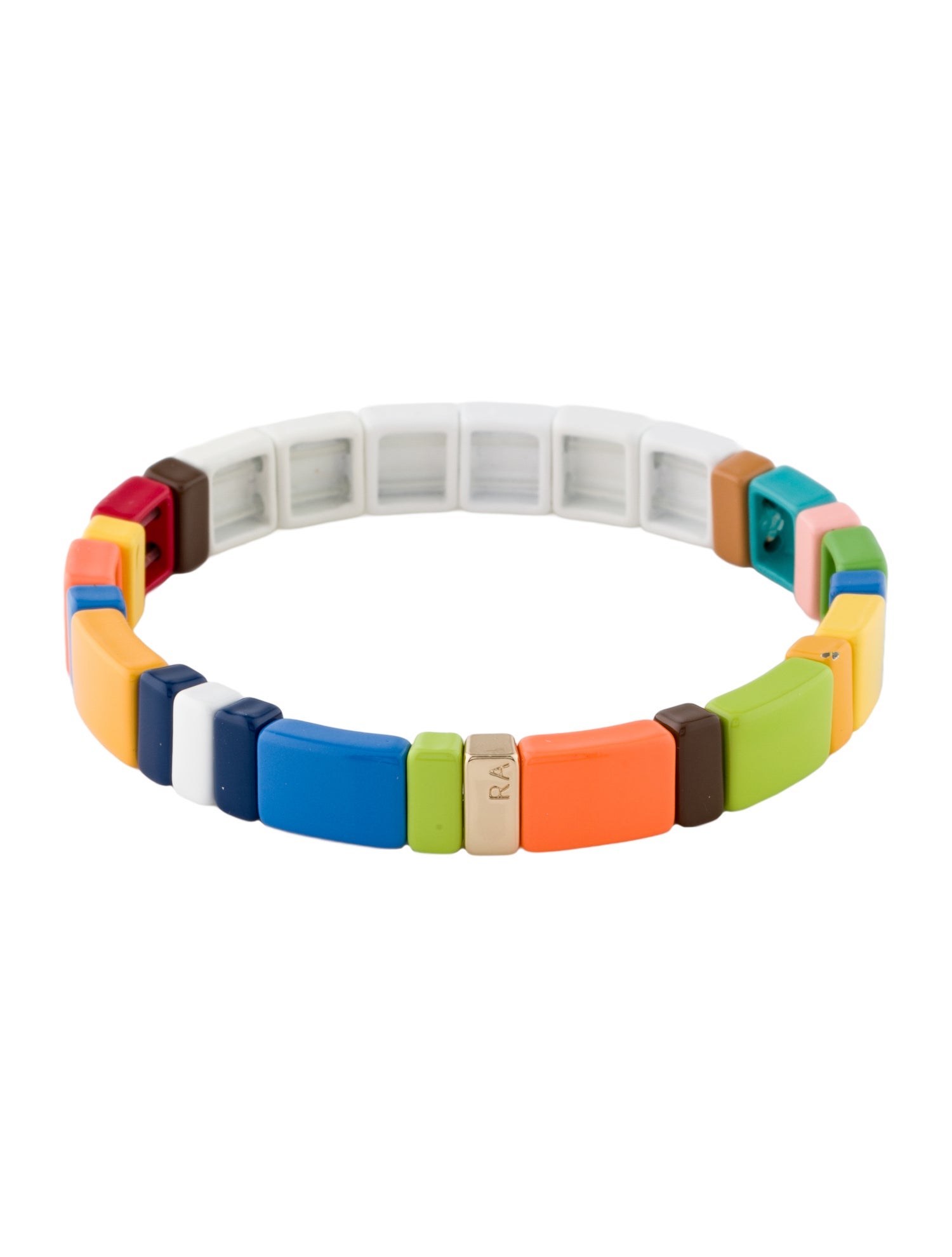 Roxanne Assoulin Enamel Bead Rainbow Brite Bracelet
