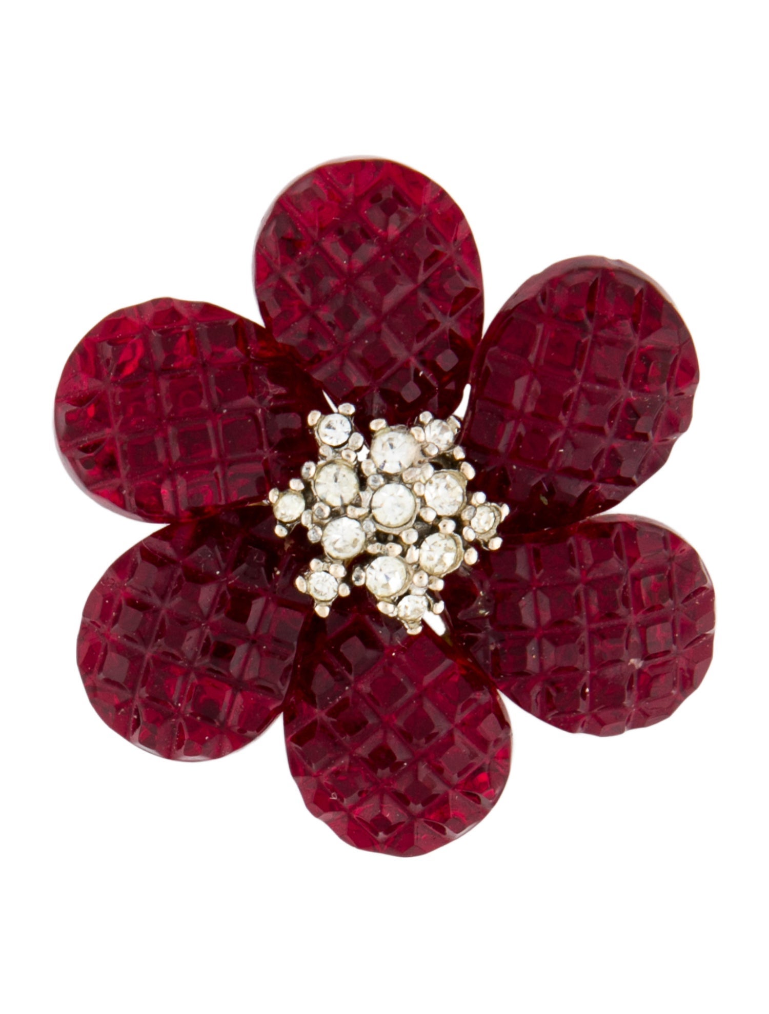 Roxanne Assoulin Crystal Dress Clip Brooch