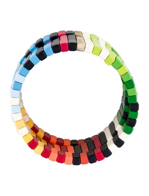 Roxanne Assoulin Enamel Bead Stretch Bracelet Set