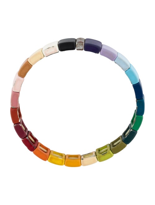 Roxanne Assoulin Enamel & Elastic Bead Bracelet