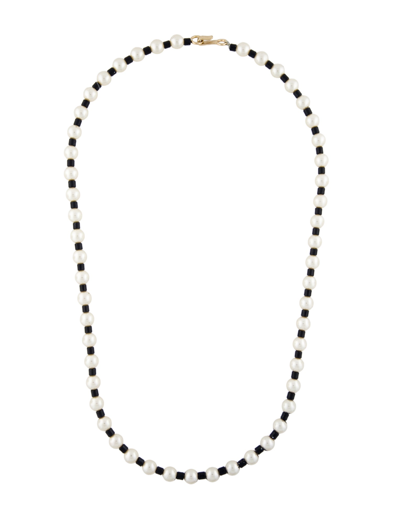 Roxanne Assoulin Faux Pearl & Enamel Bead Strand Necklace