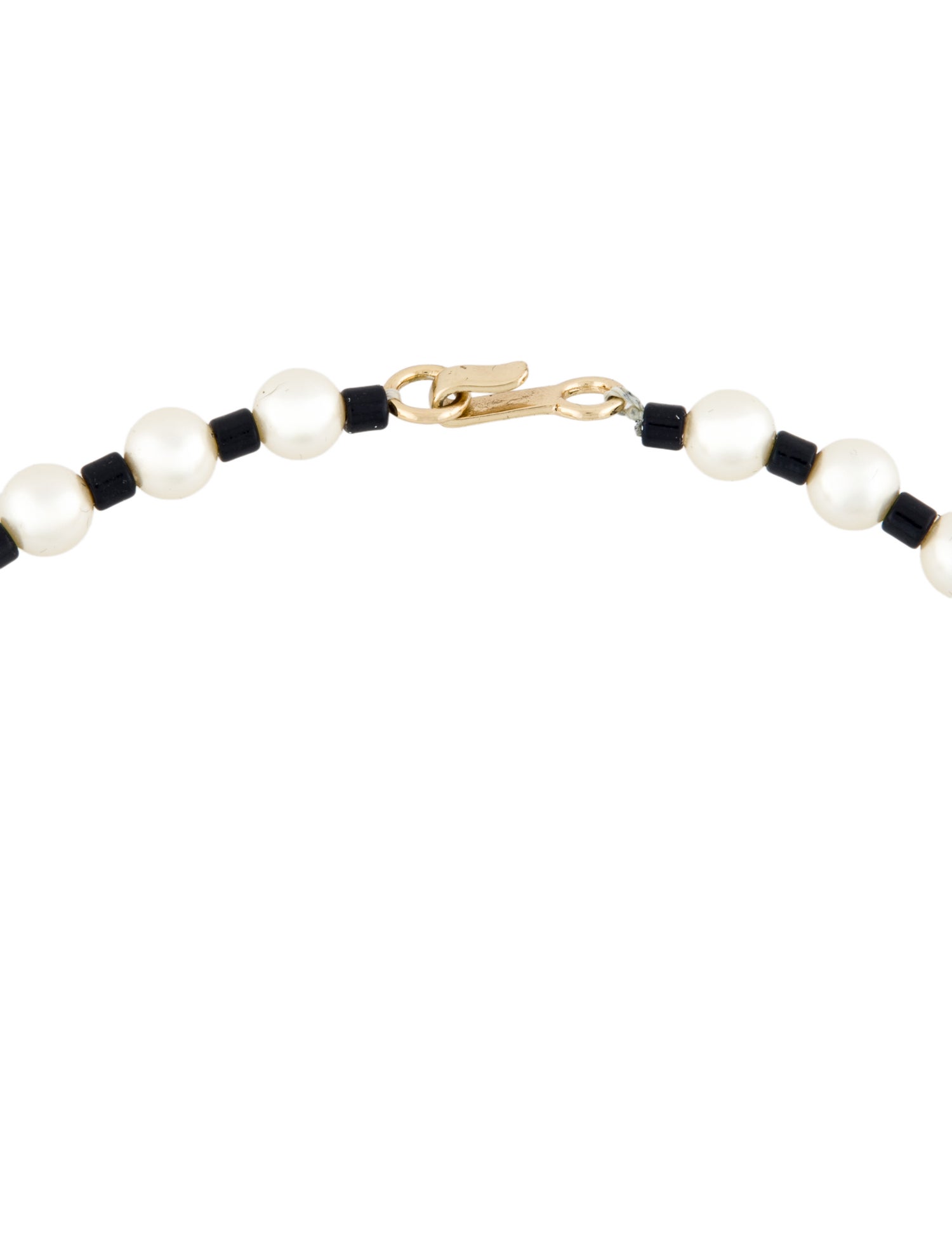 Roxanne Assoulin Faux Pearl & Enamel Bead Strand Necklace