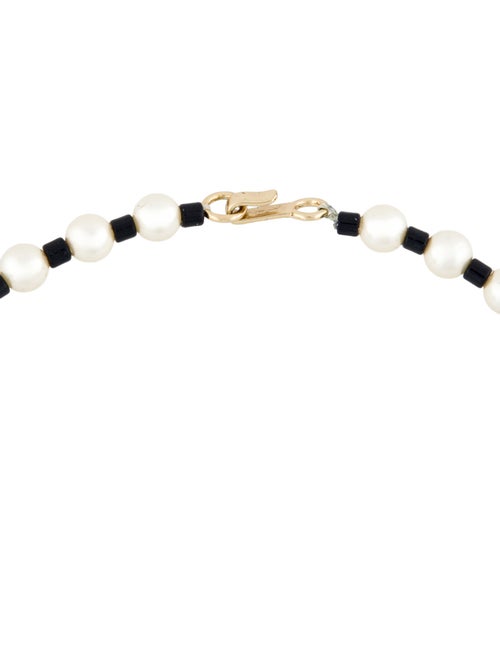 Roxanne Assoulin Faux Pearl & Enamel Bead Strand Necklace