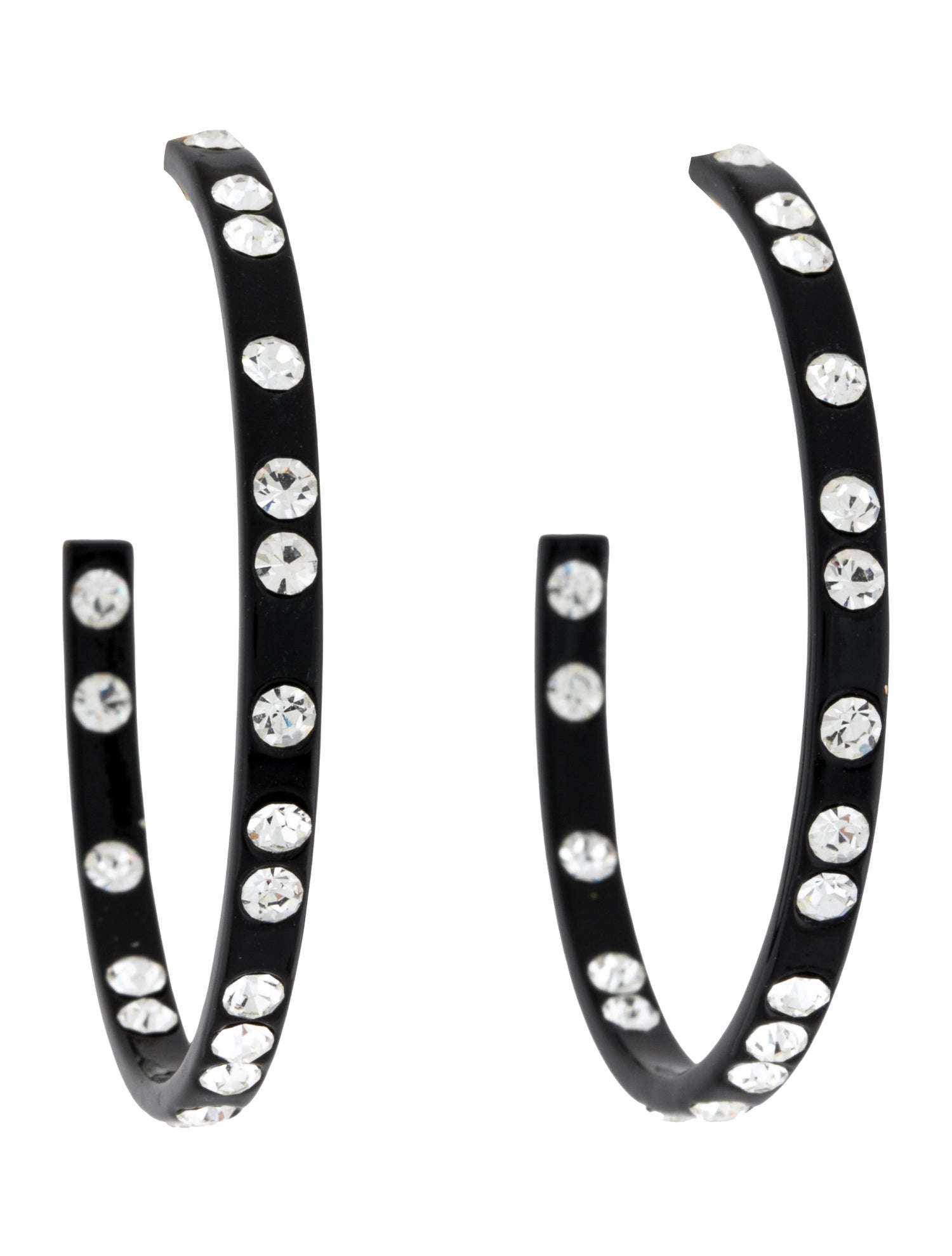 Roxanne Assoulin Crystal & Enamel 'Twinkle Twinkle Brite' Hoop Earrings