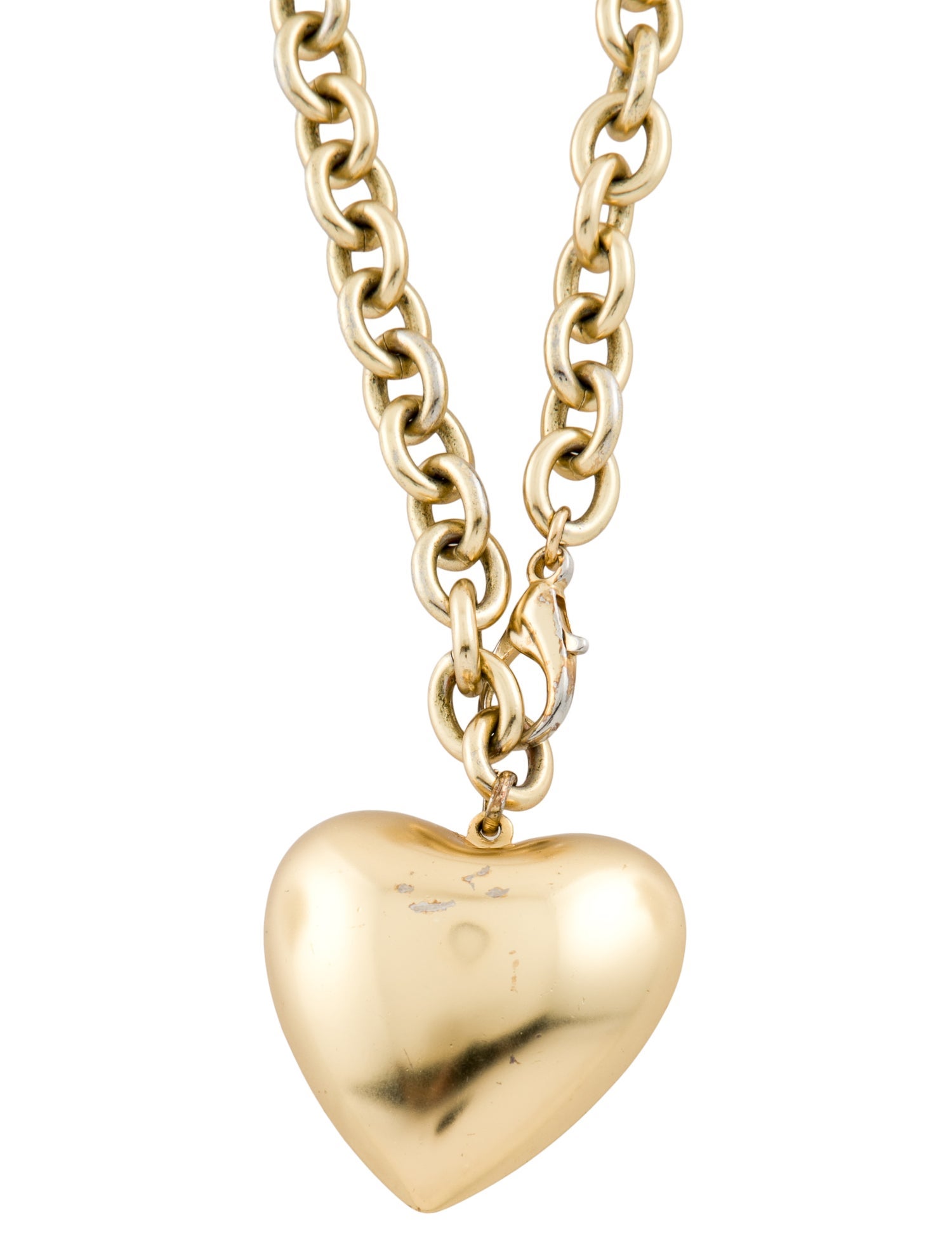 Roxanne Assoulin Puffy Heart Pendant Necklace