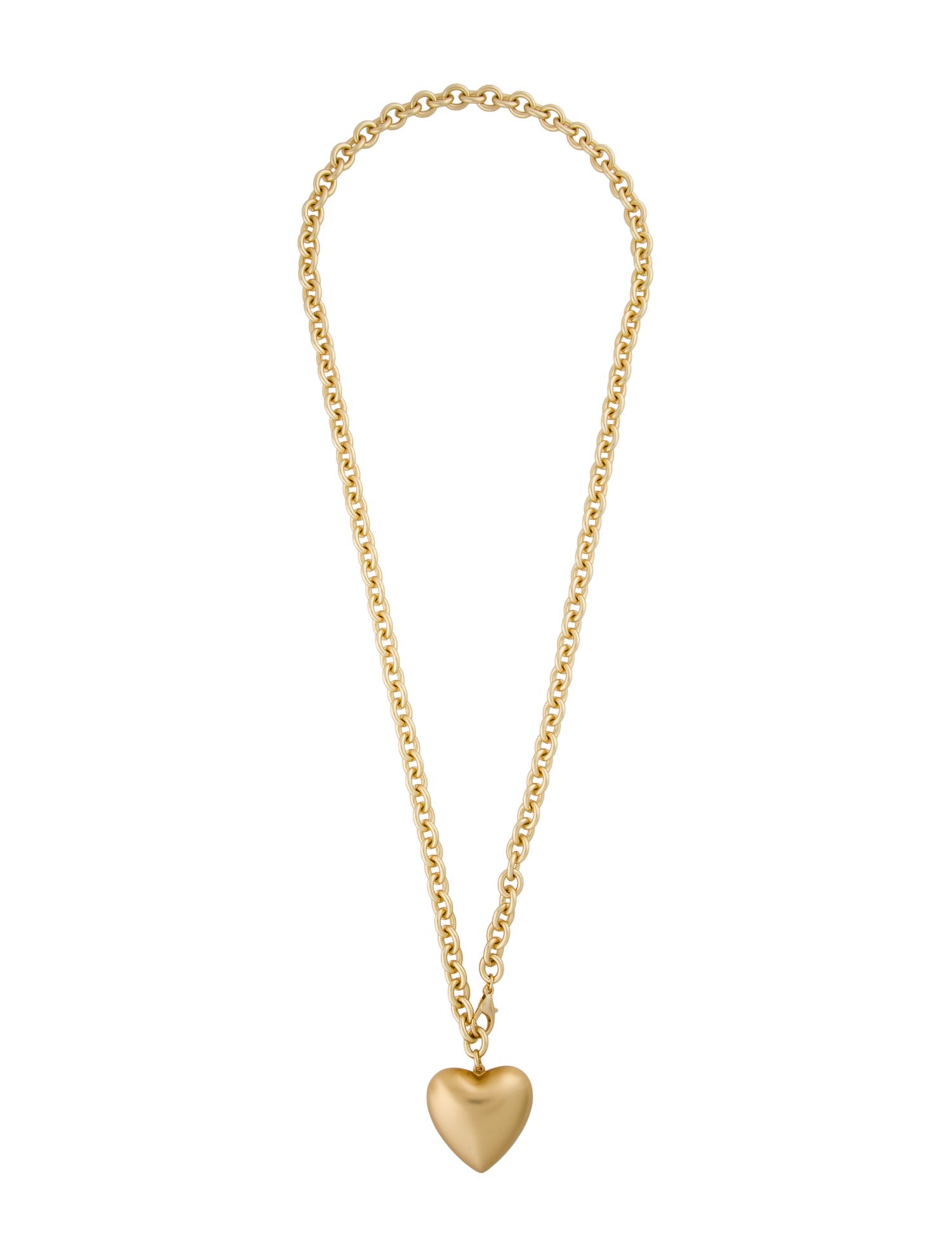 Roxanne Assoulin Puffy Heart Pendant Necklace