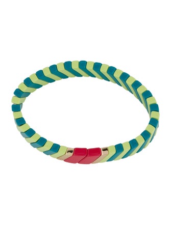 Roxanne Assoulin Sliced Enamel Bead Bracelet