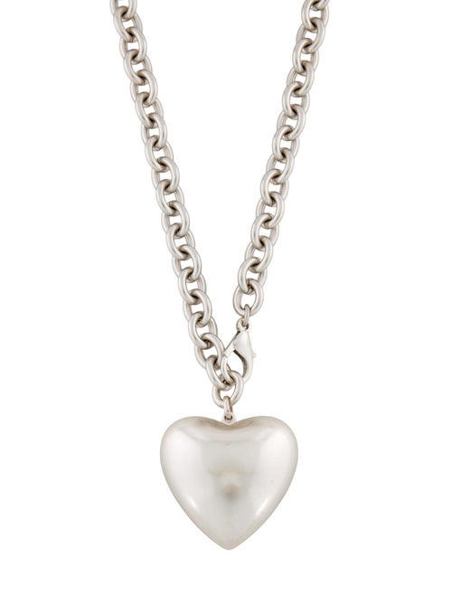 Roxanne Assoulin The Puffy Heart Necklace in Silver