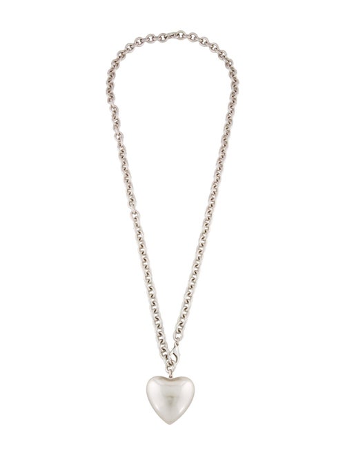 Roxanne Assoulin The Puffy Heart Necklace in Silver