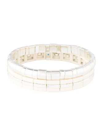 Roxanne Assoulin Enamel Stretch Bracelet Set Of 2