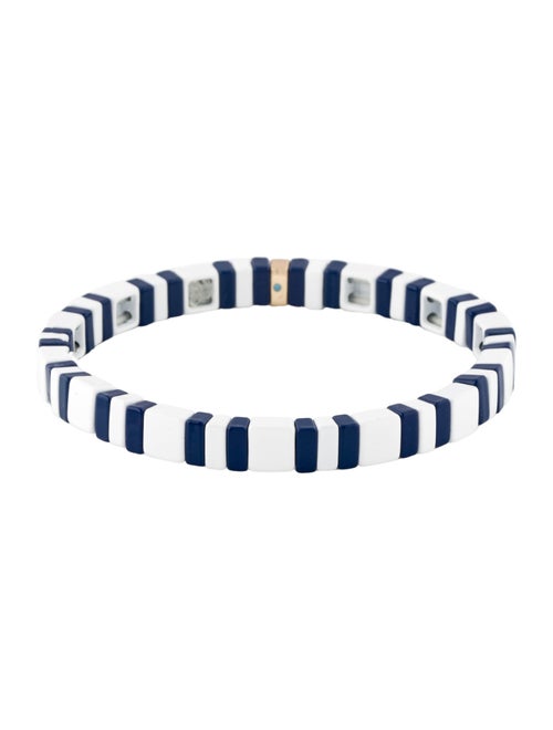 Roxanne Assoulin Enamel Beaded Stretch Bangle Bracelet