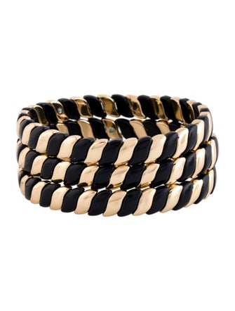 Roxanne Assoulin Enamel Smooth Moves Bracelet Set