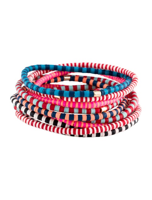 Roxanne Assoulin Technicolor Stripe Bracelet Bunch