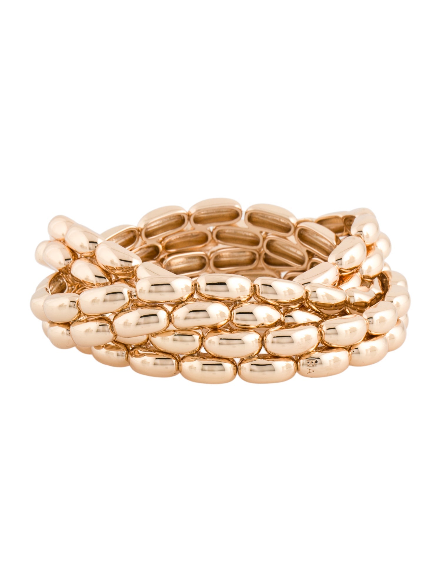 Roxanne Assoulin Beaded Stretch Bangle Bracelet Set of 3