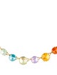 Roxanne Assoulin Technicolor Rainbow Crystal Collar Necklace