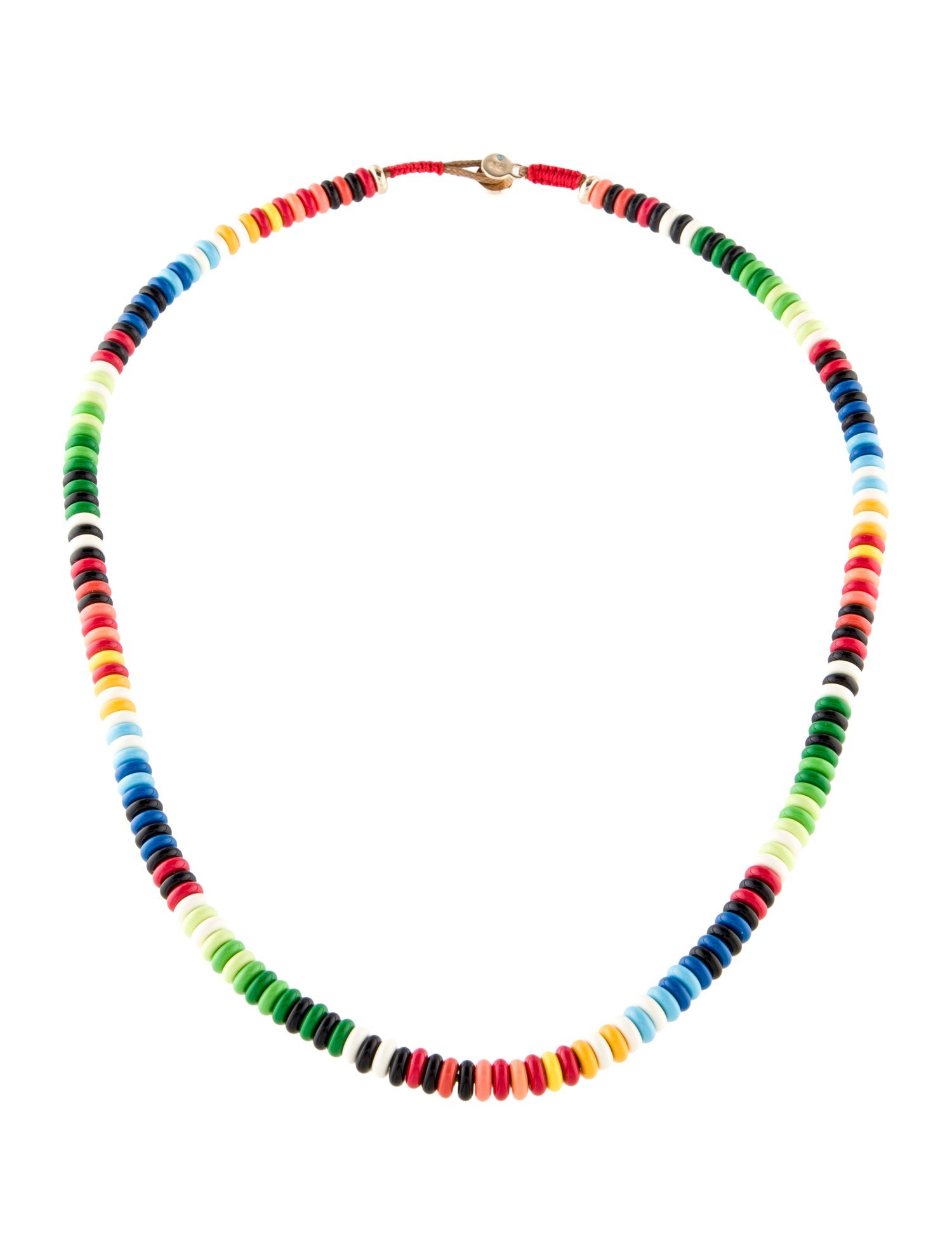 Roxanne Assoulin Enamel & Cord Beaded Strand Necklace