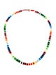 Roxanne Assoulin Enamel & Cord Beaded Strand Necklace