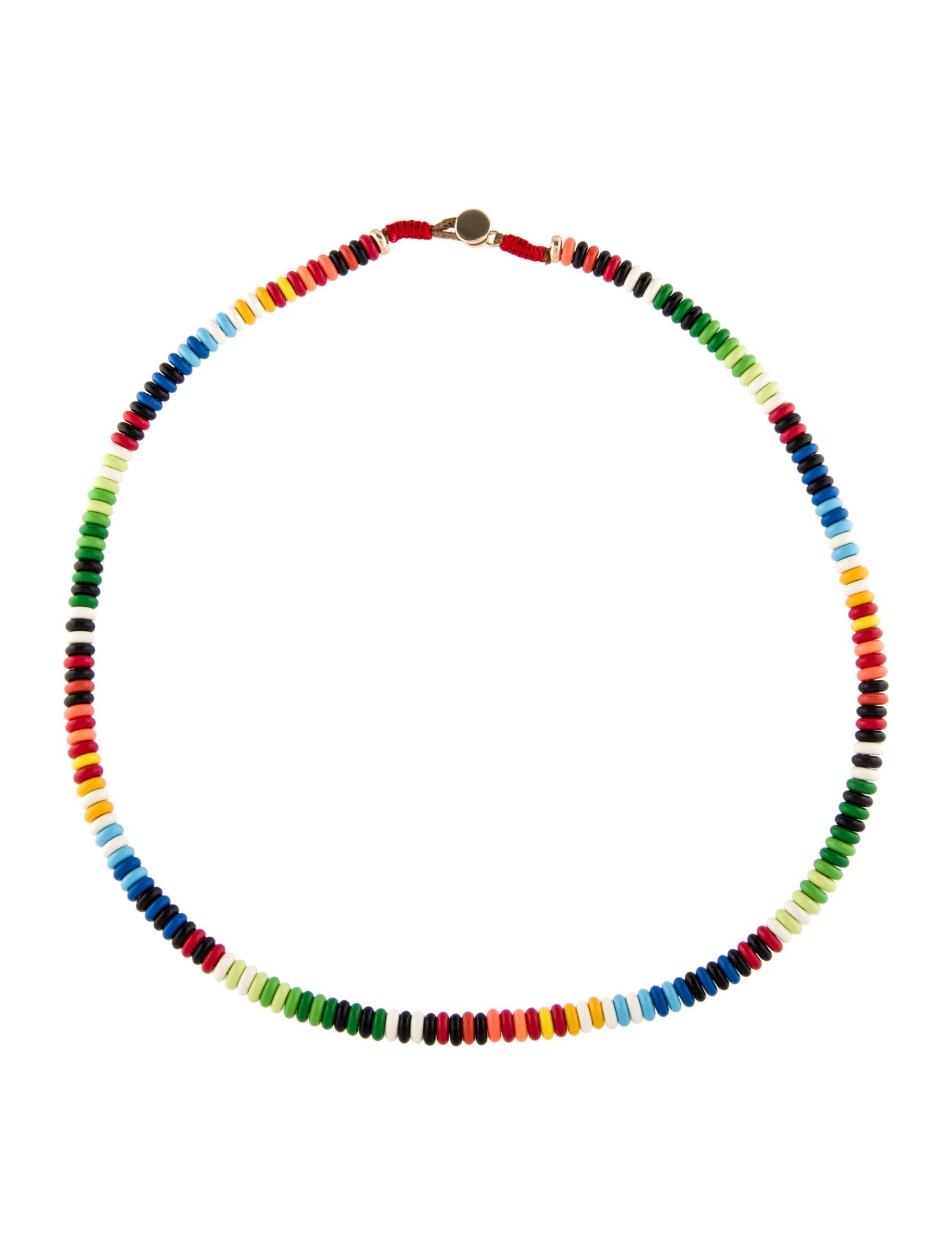 Roxanne Assoulin Enamel Heishi Beaded Necklace