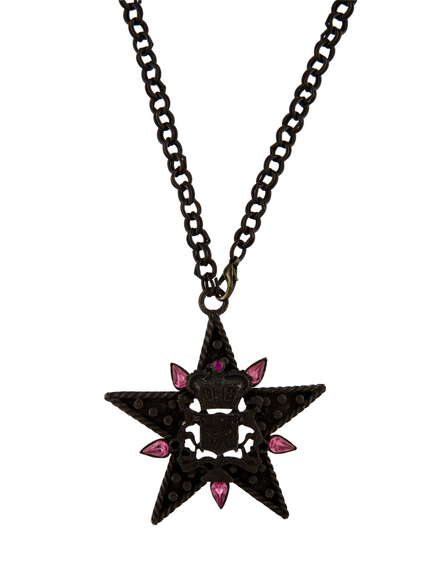 Roxanne Assoulin Crystal Star Pendant Necklace