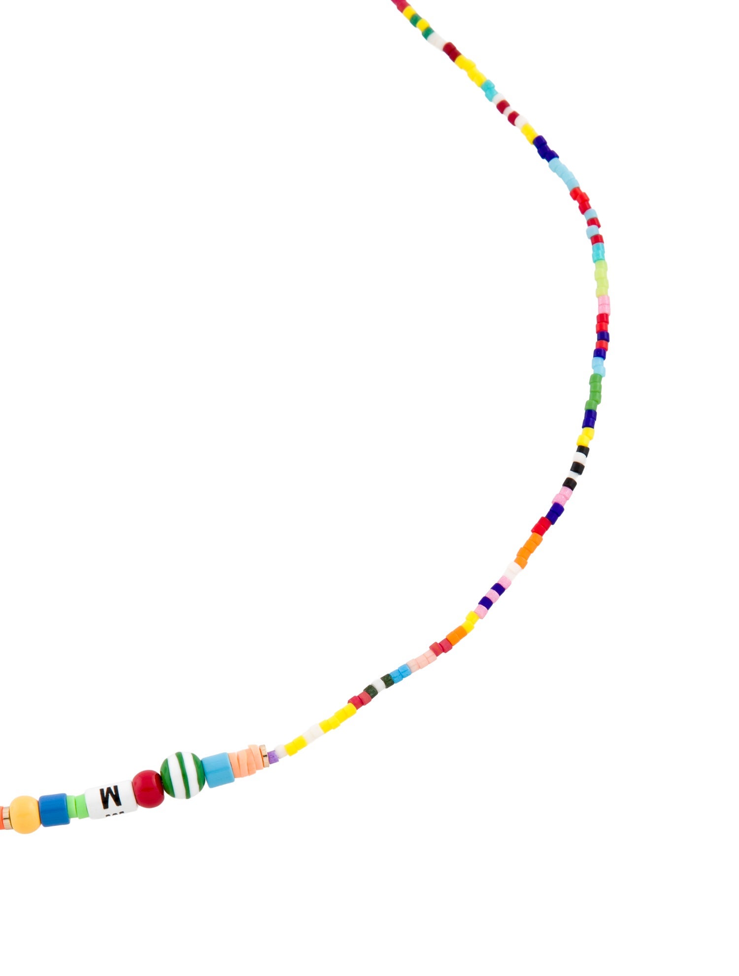 Roxanne Assoulin Beaded "M" Collar Necklace