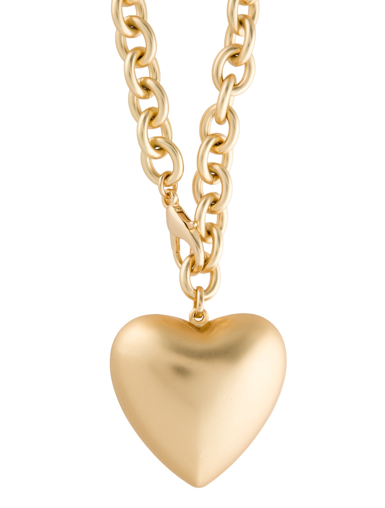 Roxanne Assoulin Puffy Heart Pendant Necklace