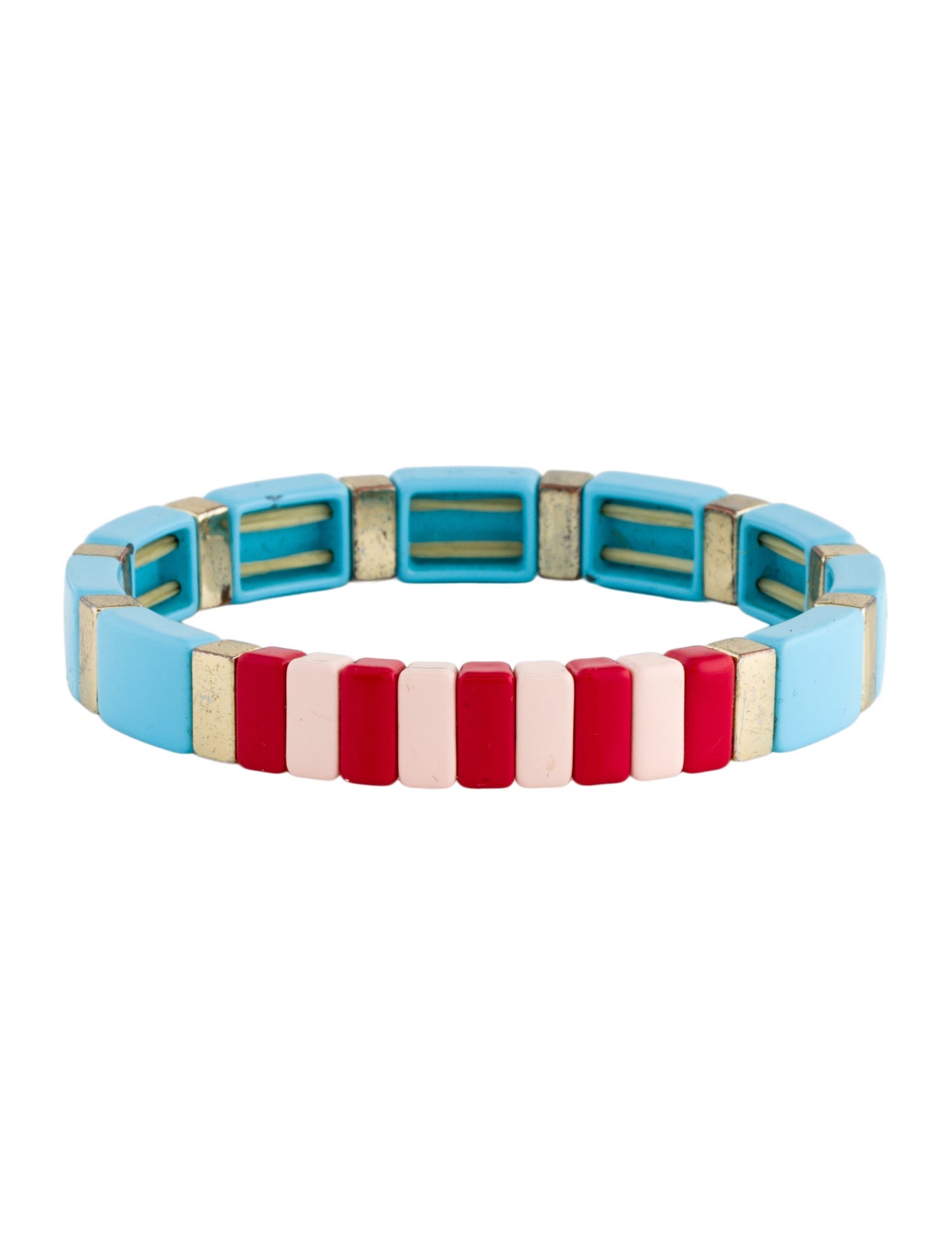 Roxanne Assoulin Enamel Beaded Stretch Bracelet