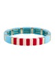 Roxanne Assoulin Enamel Beaded Stretch Bracelet