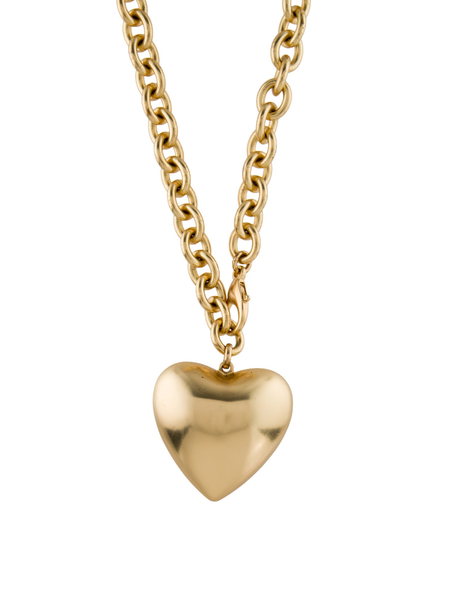 Roxanne Assoulin Puffy Heart Pendant Necklace