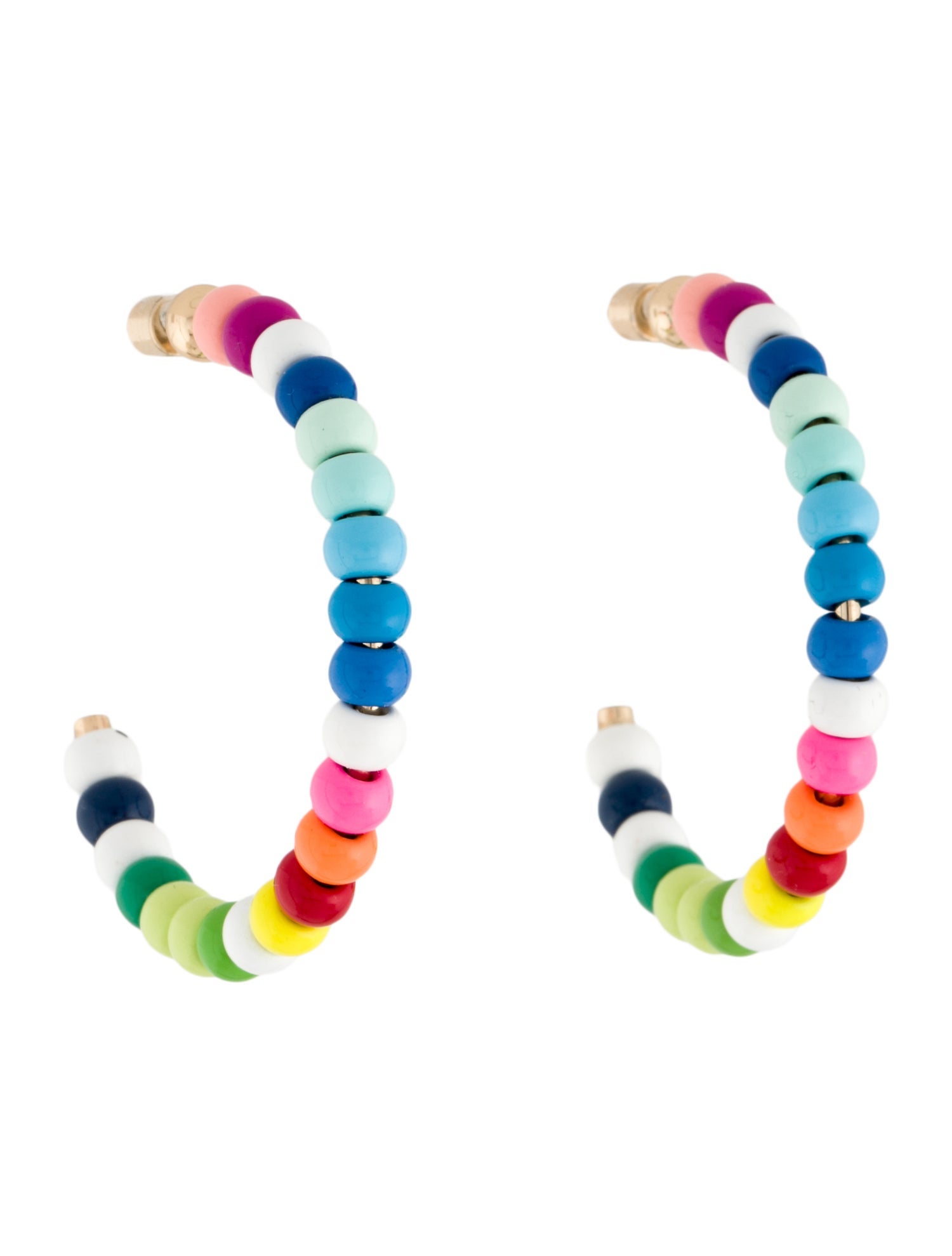 Roxanne Assoulin Bead Hoop Earrings