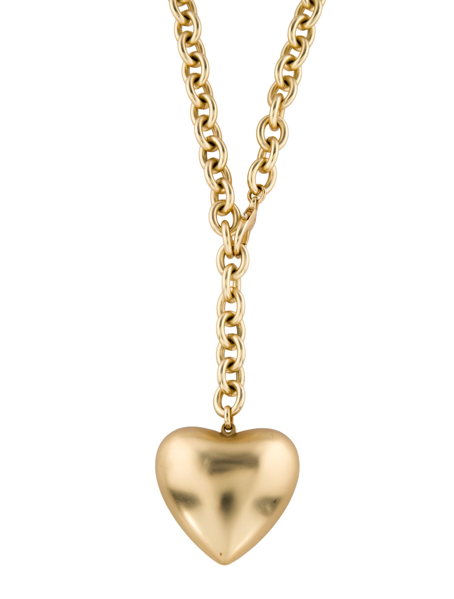 Roxanne Assoulin Puffy Heart Pendant Necklace